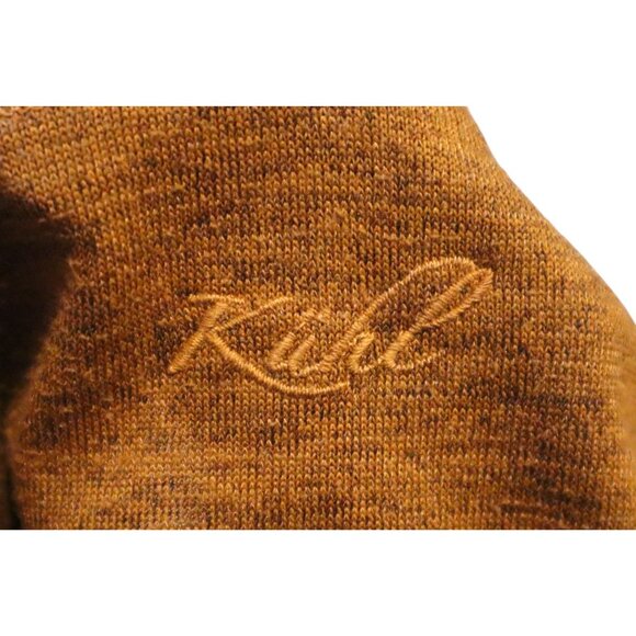 Kuhl Merino Wool Cowl Thumbhole Pullover Hoodie Brown Cottagecore - Picture 3 of 9